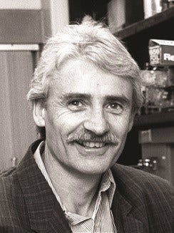 black and white photo of Leland Hartwell, PhD, 2001 Nobel Prize | Physiology or Medicine