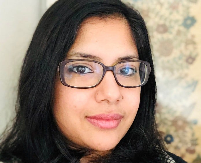 close up portrait of Priti Bandi